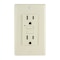 Faith Self-Test 15A GFCI Outlet Receptacle, Light Almond, PK 10 GLS-15A-LA-10 - alternate 2